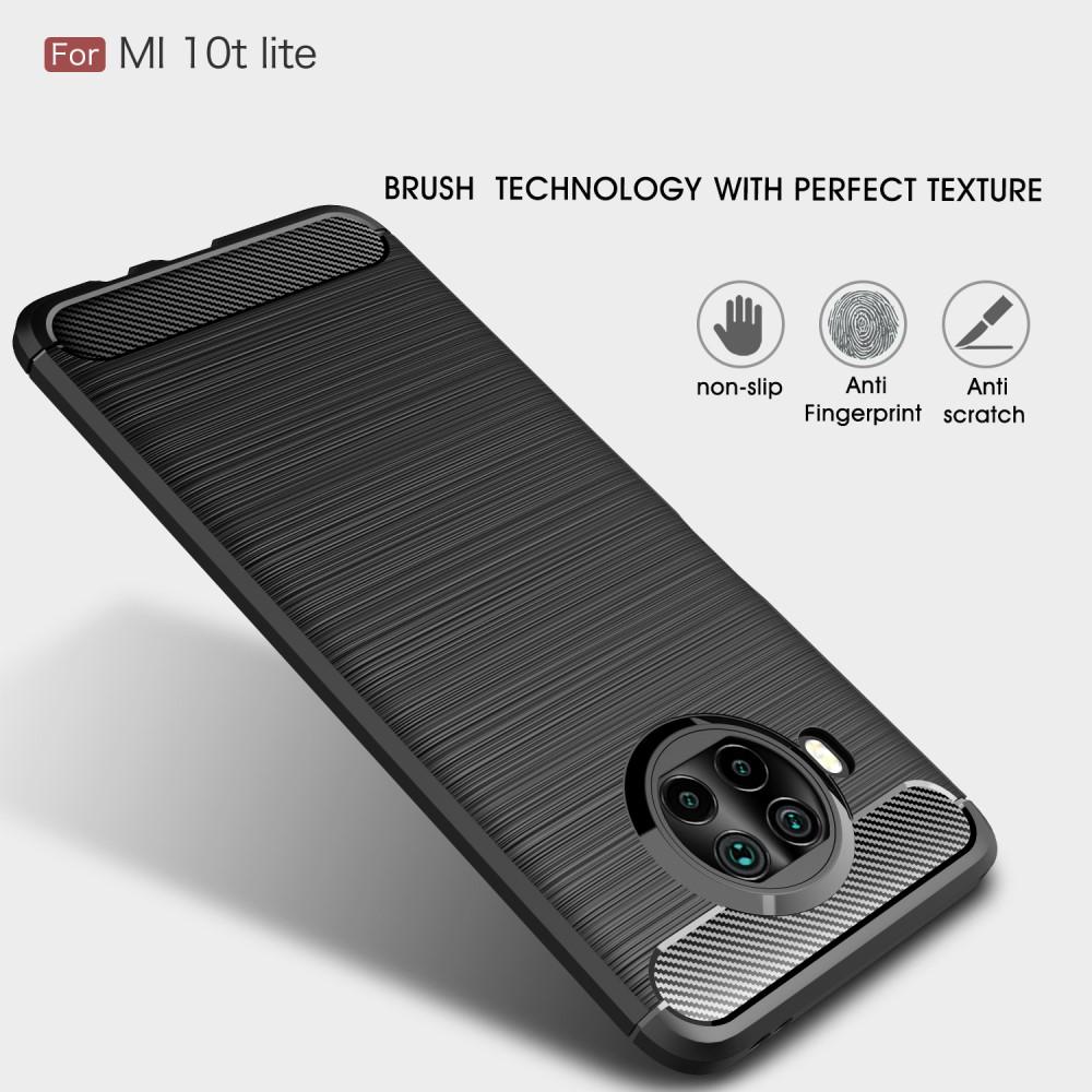 Hoesje TPU Brushed Xiaomi Mi 10T Lite 5G Zwart