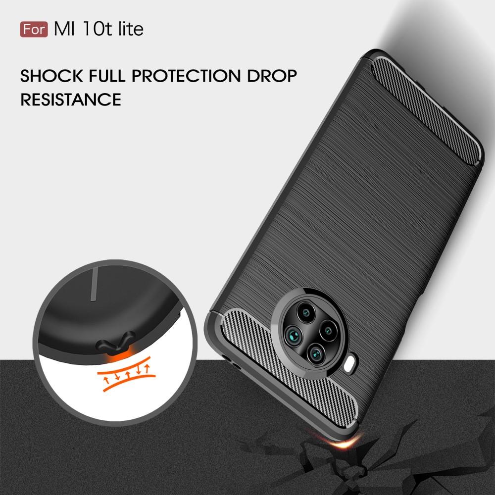 Hoesje TPU Brushed Xiaomi Mi 10T Lite 5G Zwart