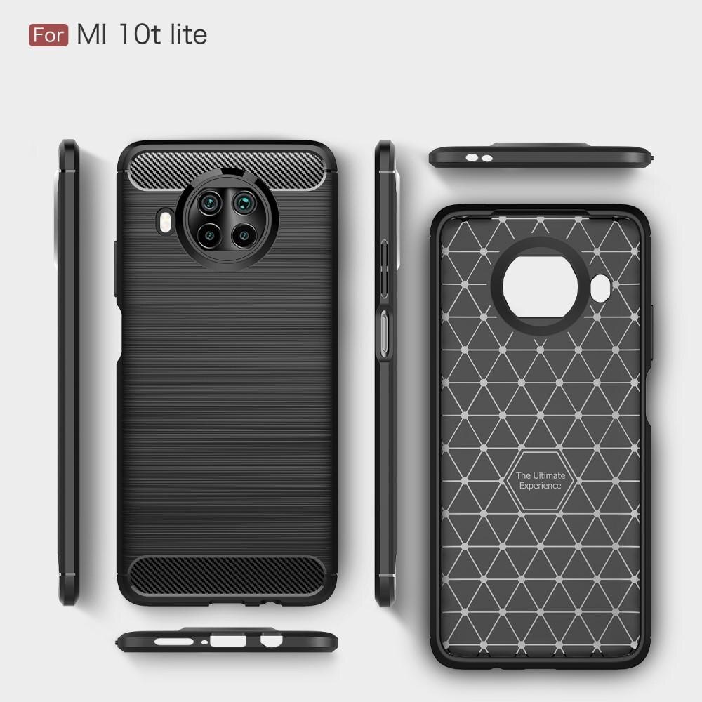 Hoesje TPU Brushed Xiaomi Mi 10T Lite 5G Zwart