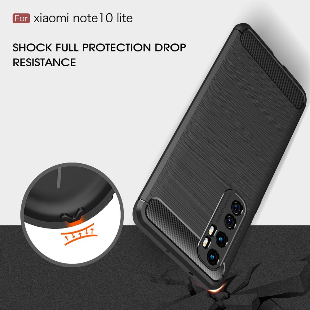 Brushed TPU Case Xiaomi Mi Note 10 Lite Zwart
