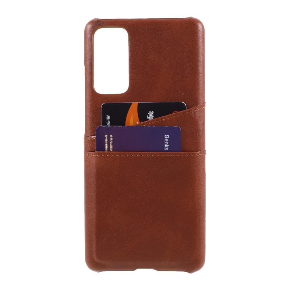 Card Slots Case Samsung Galaxy S20 FE Brown