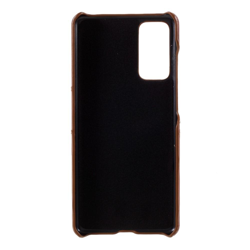 Card Slots Case Samsung Galaxy S20 FE Brown