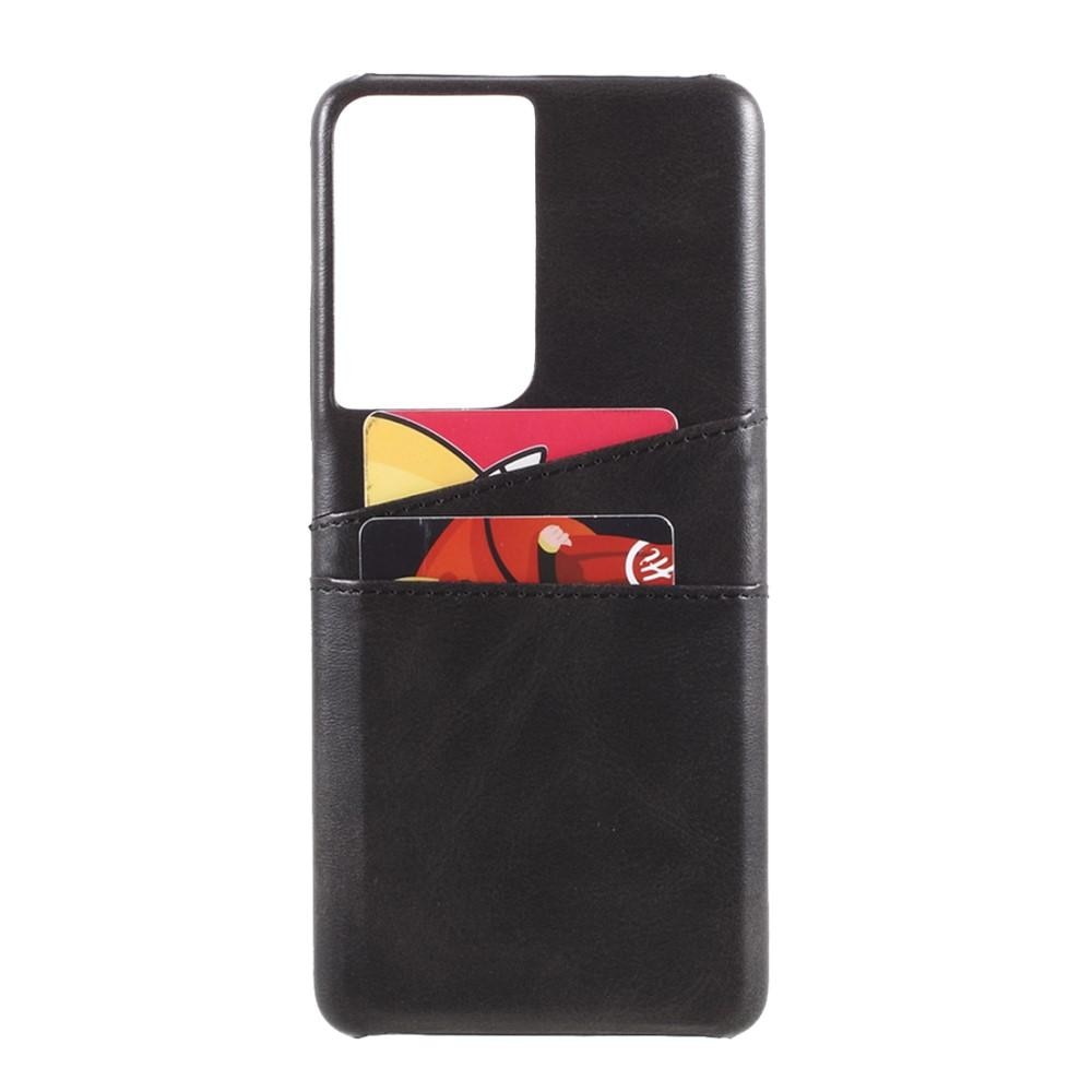 Card Slots Case Samsung Galaxy S21 Ultra Zwart