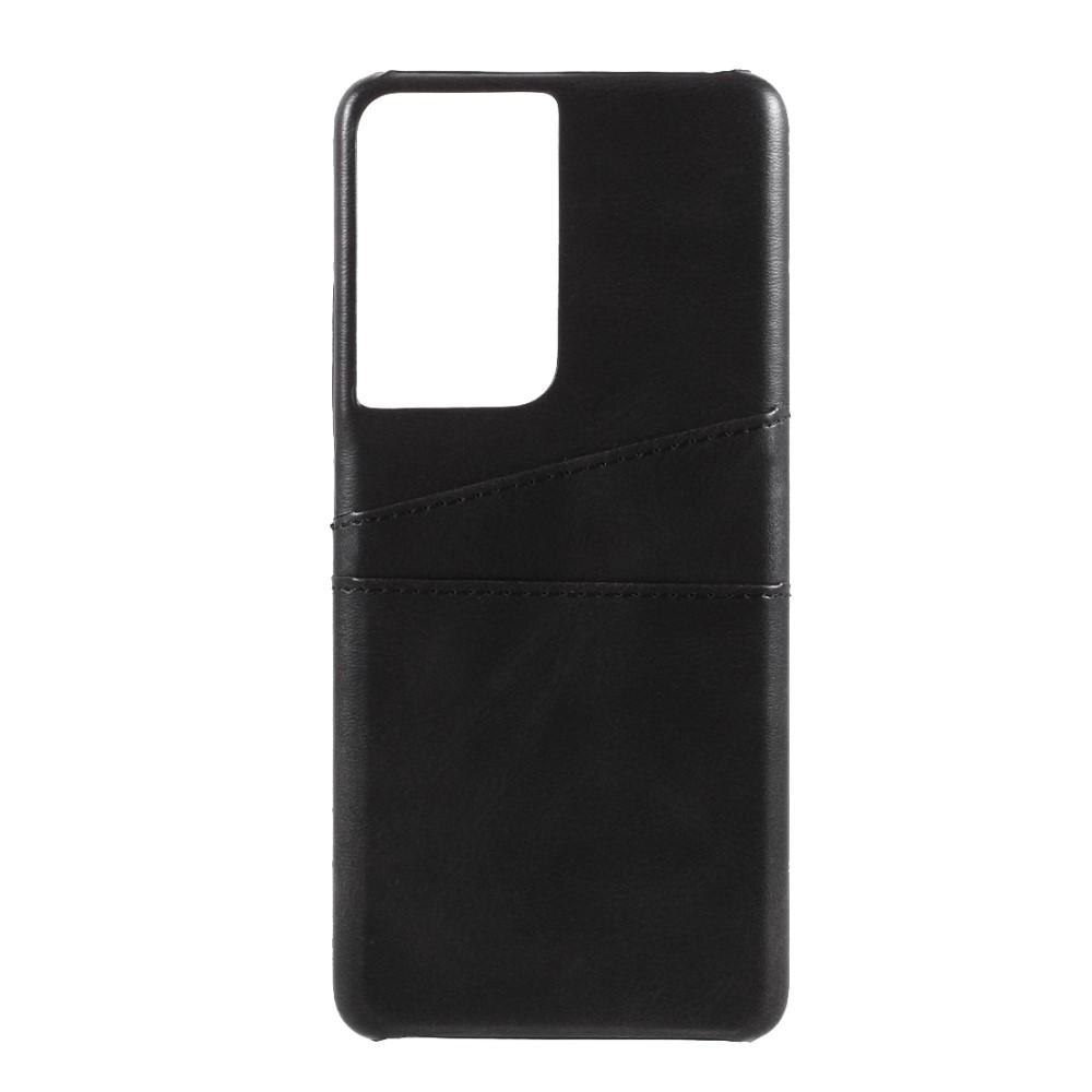 Card Slots Case Samsung Galaxy S21 Ultra Zwart