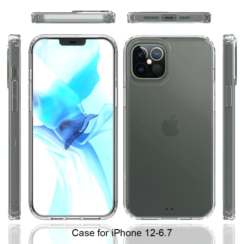 Crystal Hybrid Case iPhone 12 Pro Max transparant