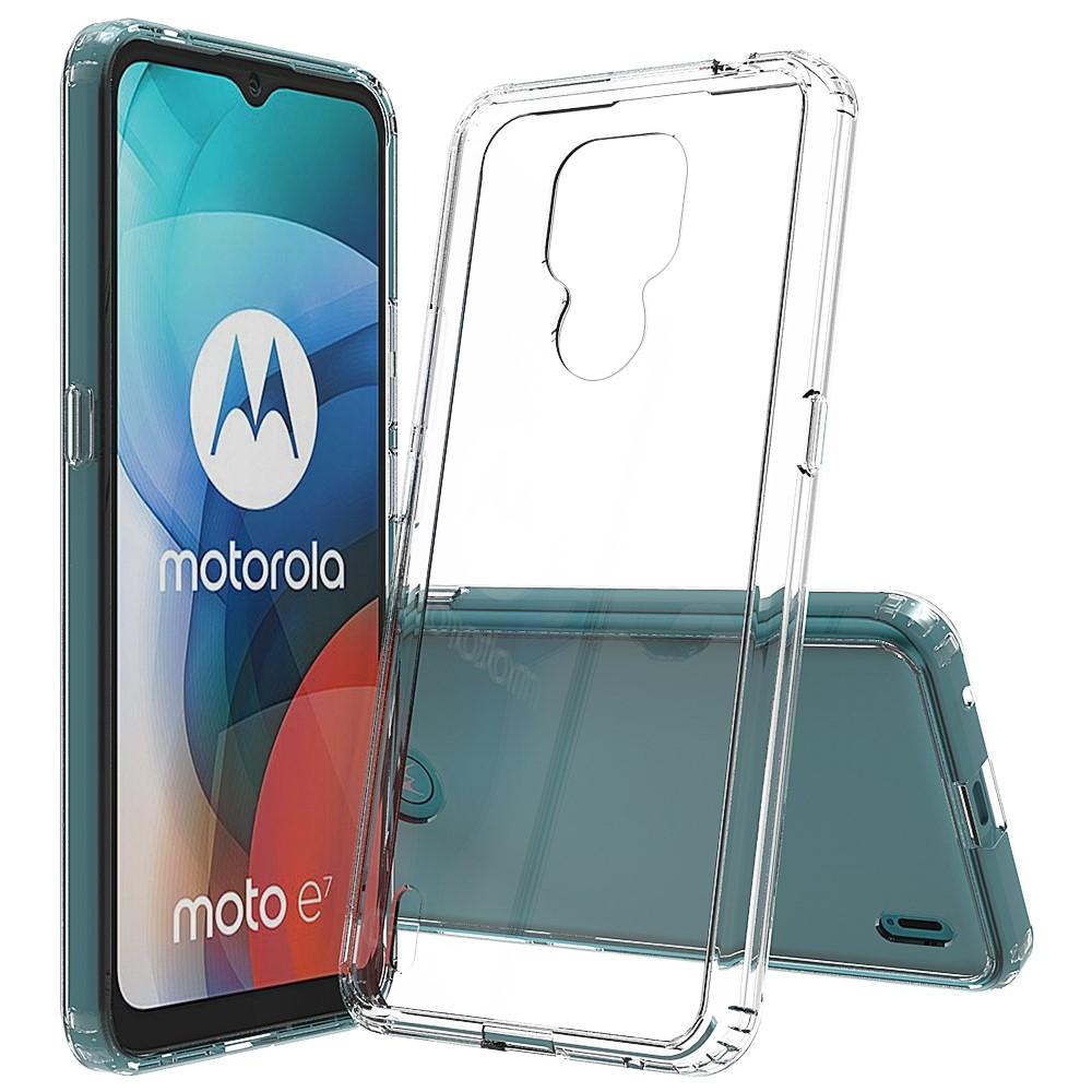 Crystal Hybrid Case Motorola Moto E7 transparant