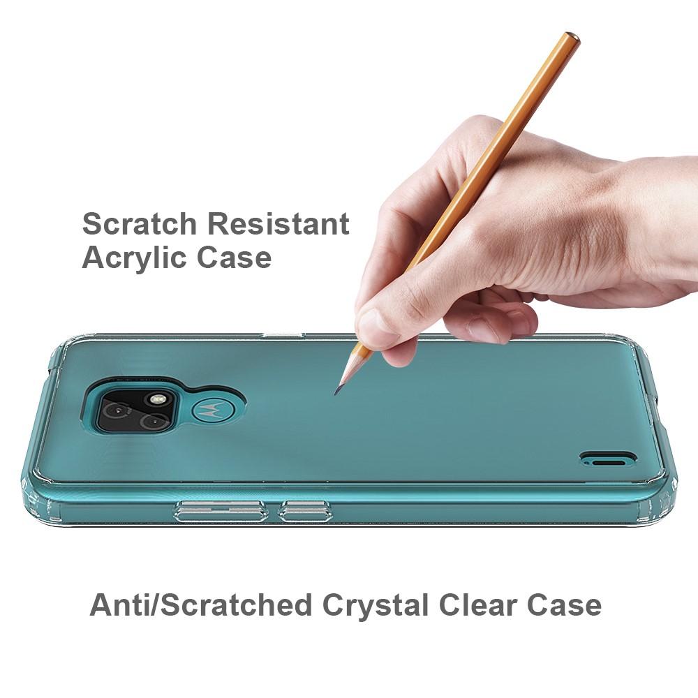 Crystal Hybrid Case Motorola Moto E7 transparant