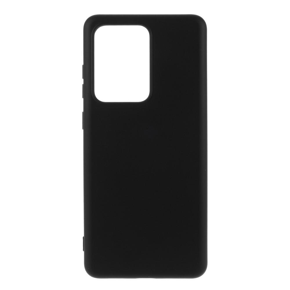 Liquid Silicone Case Samsung Galaxy S20 Ultra Zwart