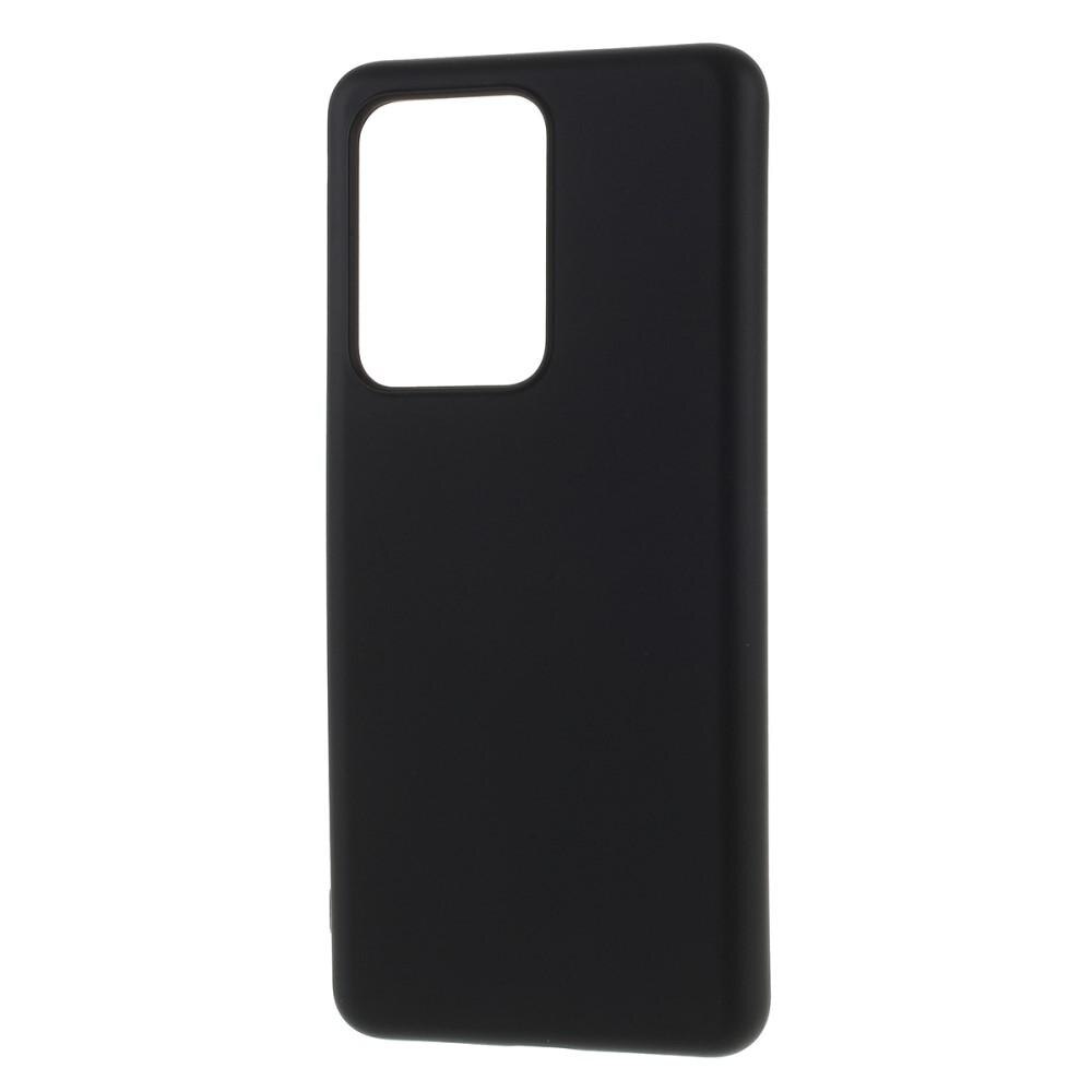 Liquid Silicone Case Samsung Galaxy S20 Ultra Zwart