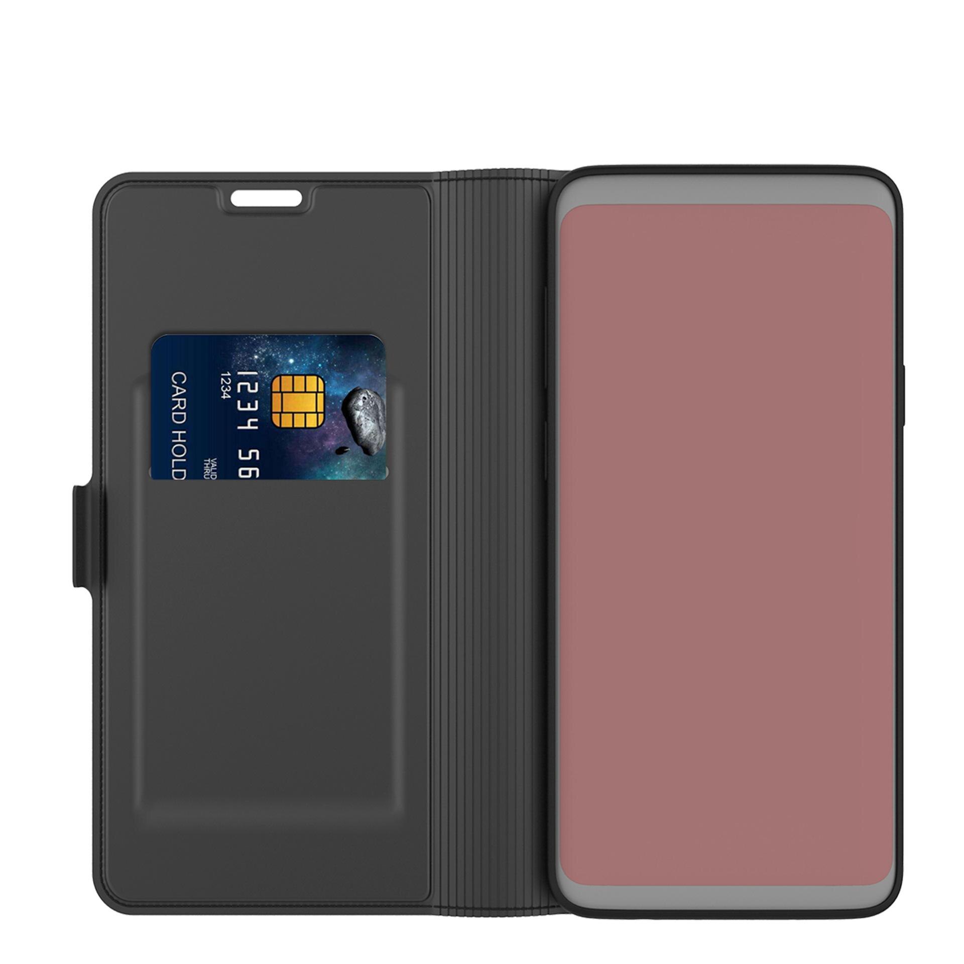 Slim Card Wallet Samsung Galaxy S21 Ultra Zwart