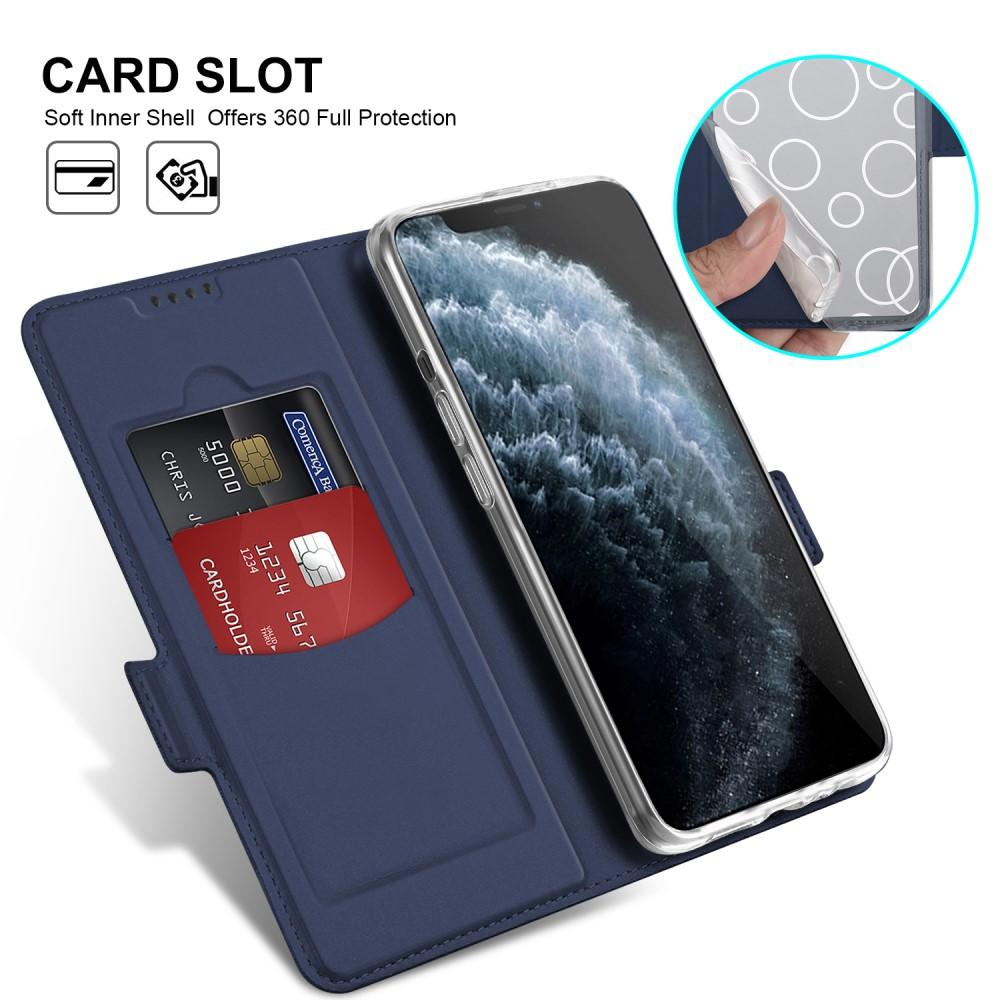 Slim Card Wallet iPhone 12/12 Pro Blauw