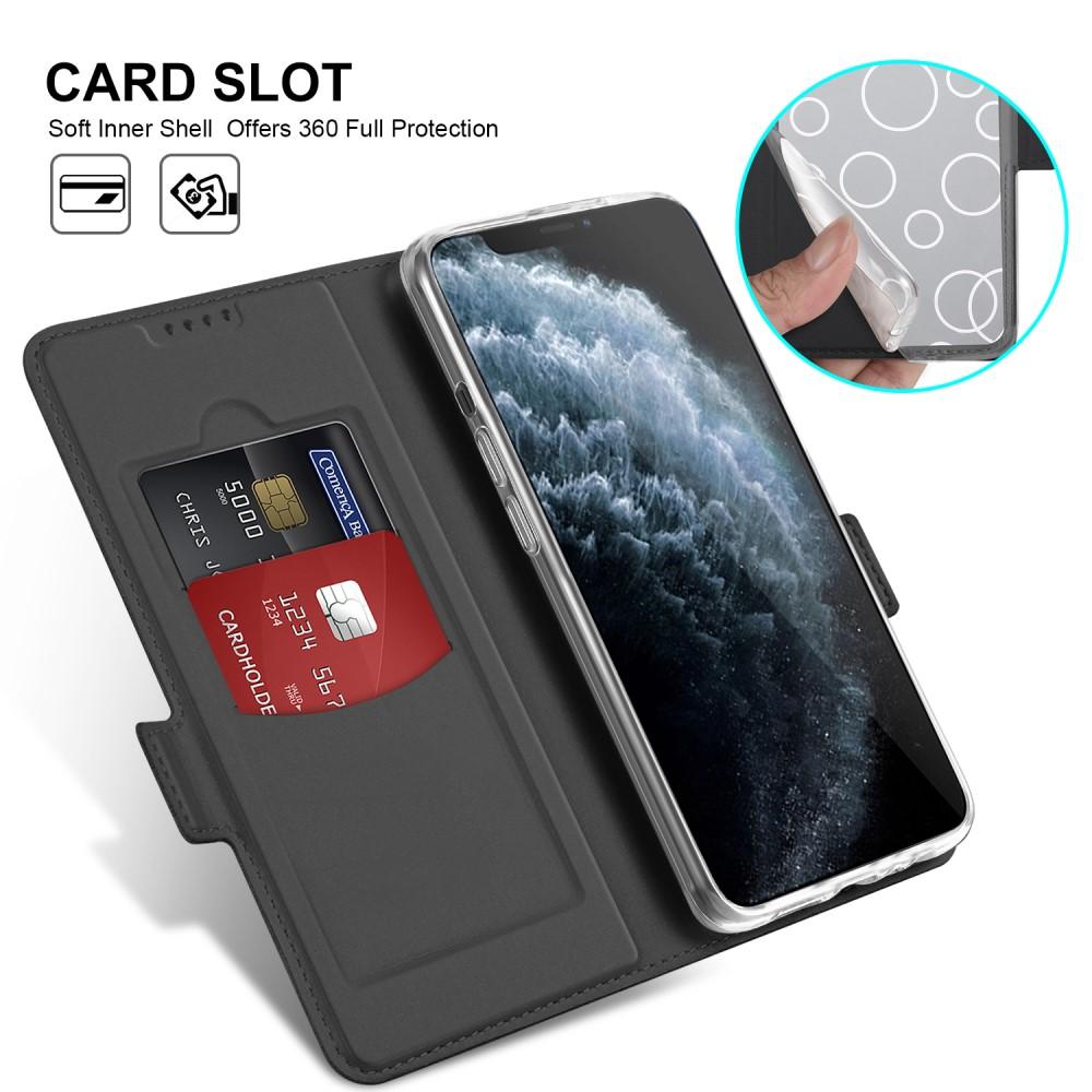 Slim Card Wallet iPhone 12/12 Pro Zwart