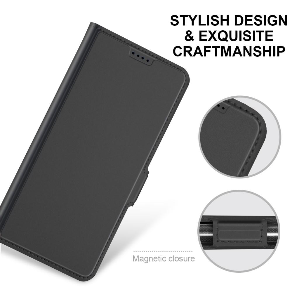 Slim Card Wallet iPhone 12 Pro Max Zwart