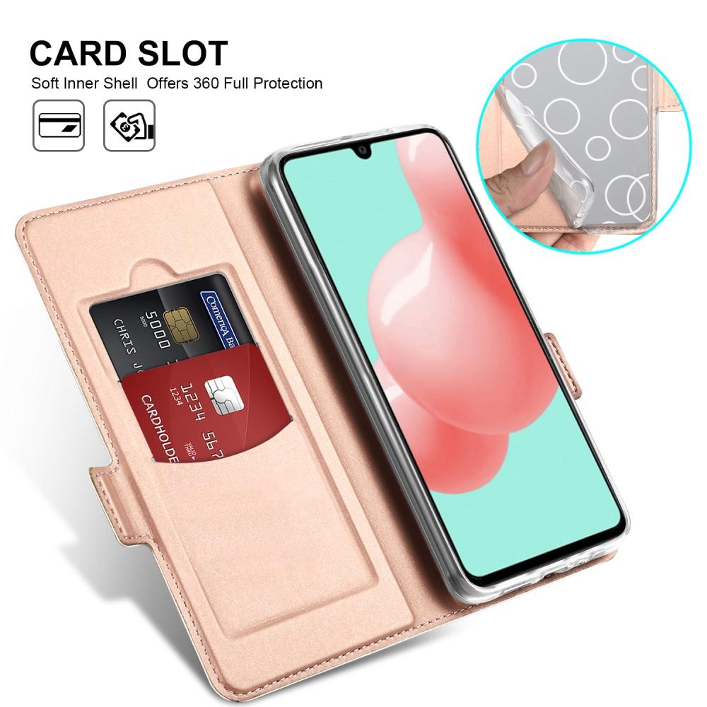 Slim Card Wallet Samsung Galaxy A41 Goud