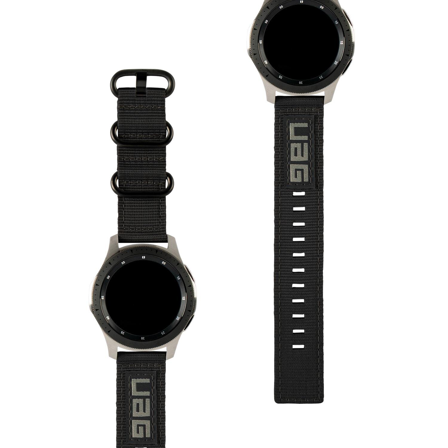 Nato Eco Strap Samsung Galaxy Watch 3 45mm Zwart