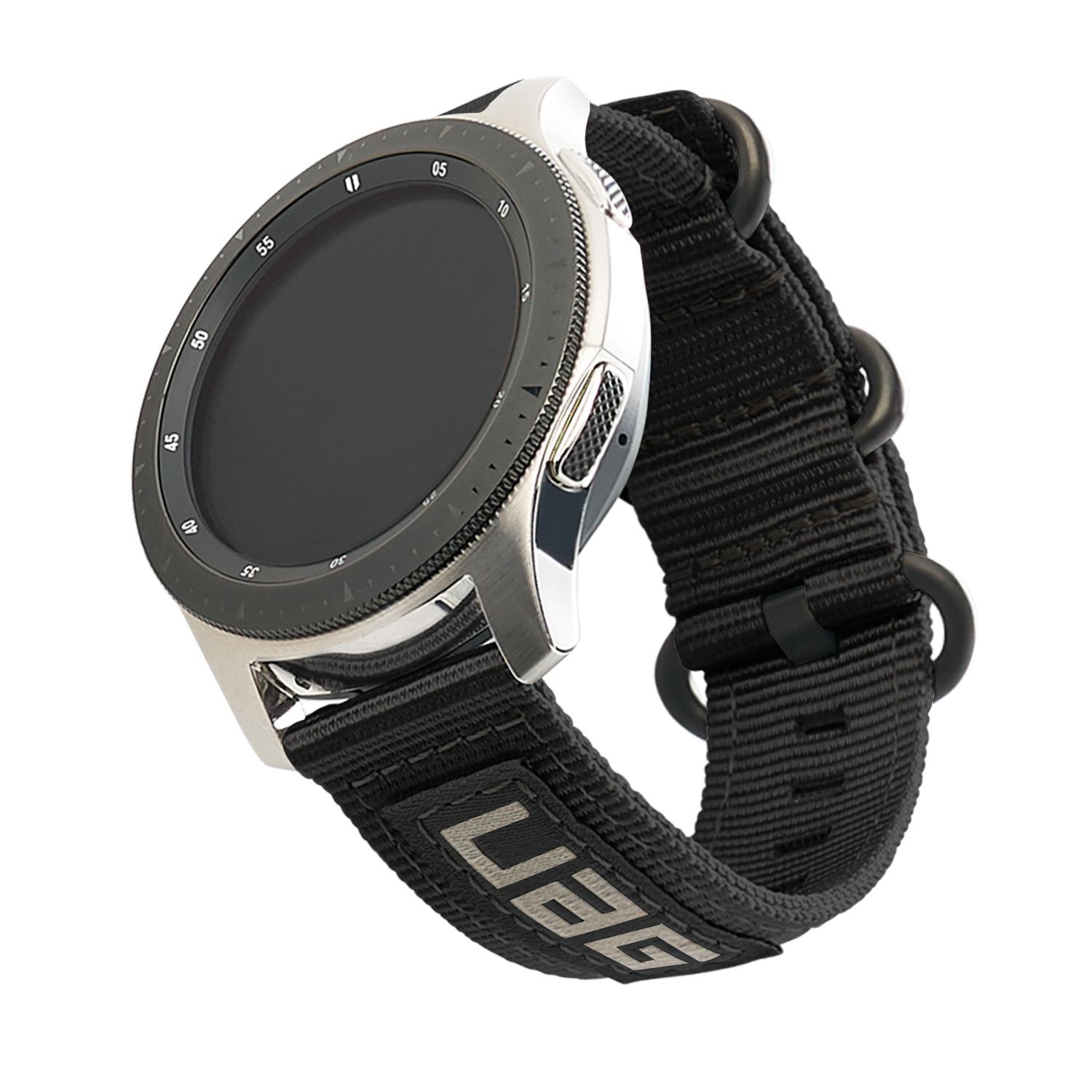 Nato Eco Strap Samsung Galaxy Watch 3 45mm Zwart