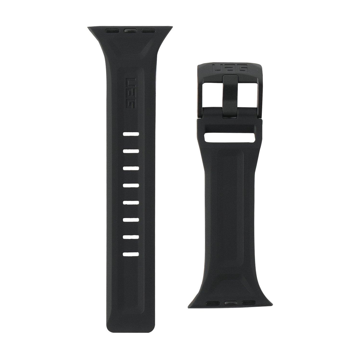 Scout Silicone Strap Apple Watch 42/44/45 mm Zwart