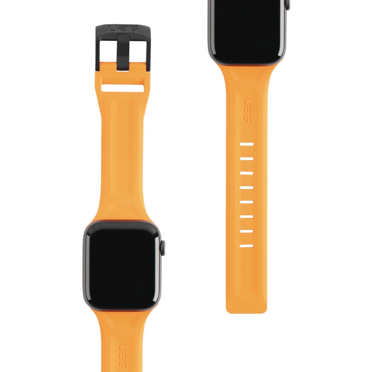 Scout Silicone Strap Apple Watch 42/44/45 mm Oranje