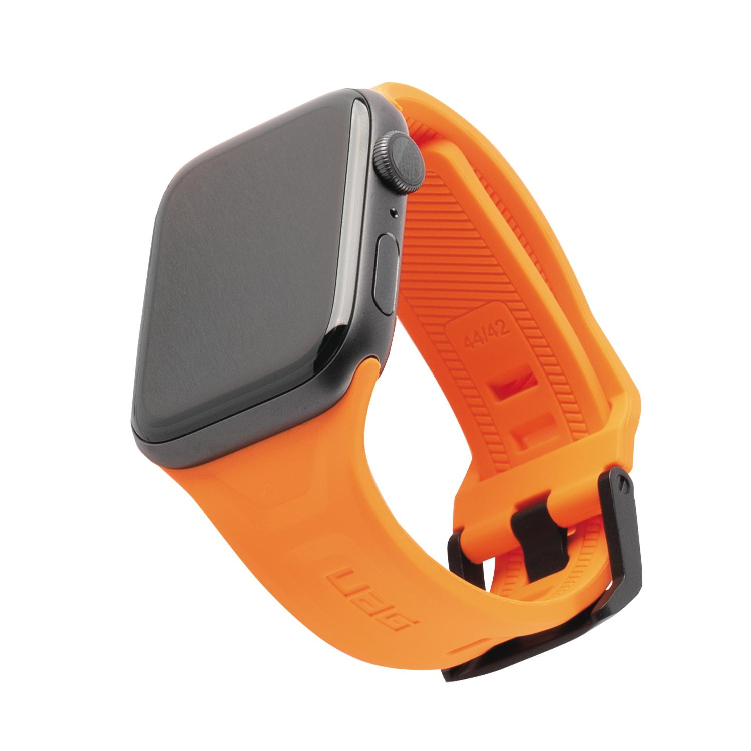 Scout Silicone Strap Apple Watch 42/44/45 mm Oranje