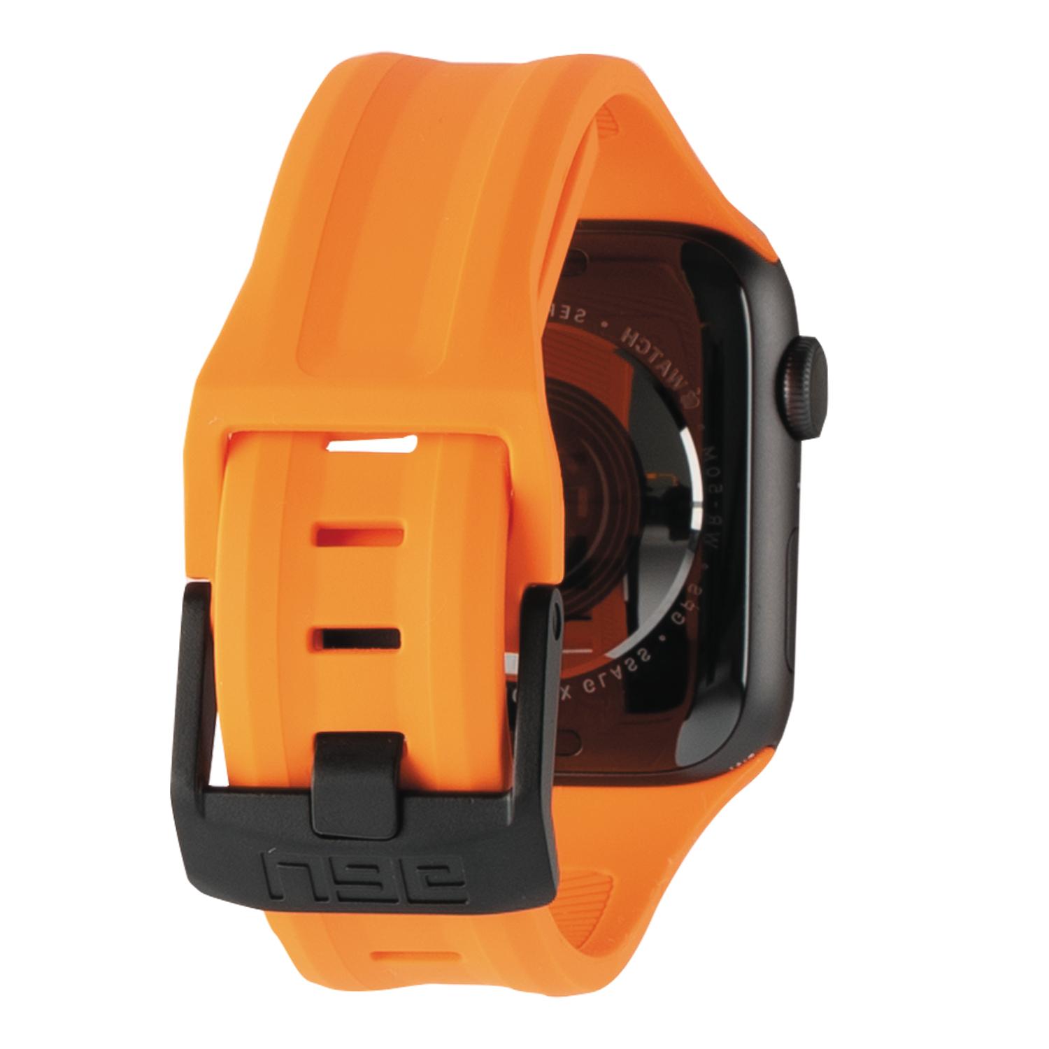 Scout Silicone Strap Apple Watch 42/44/45 mm Oranje