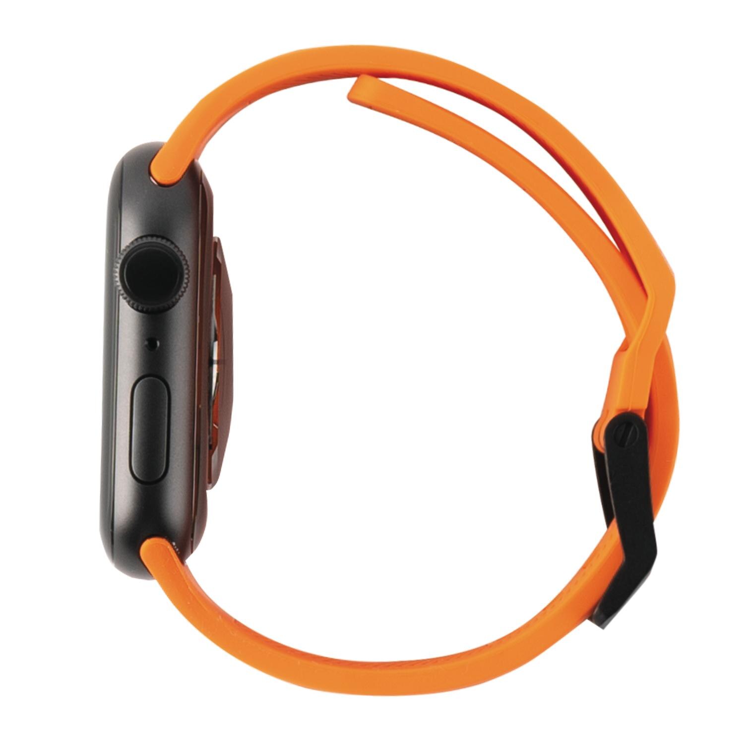 Scout Silicone Strap Apple Watch 42/44/45 mm Oranje