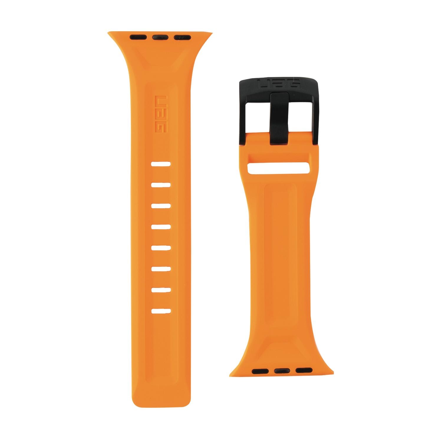 Scout Silicone Strap Apple Watch 42/44/45 mm Oranje