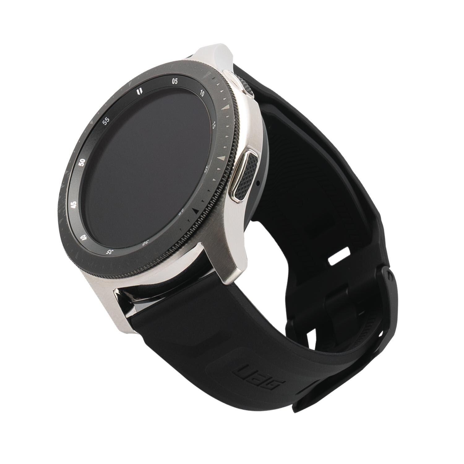 Scout Silicone Strap Samsung Galaxy Watch 46mm/45mm Zwart