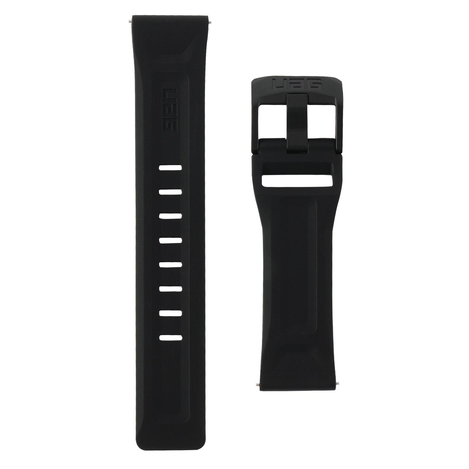 Scout Silicone Strap Samsung Galaxy Watch 46mm 45mm Zwart