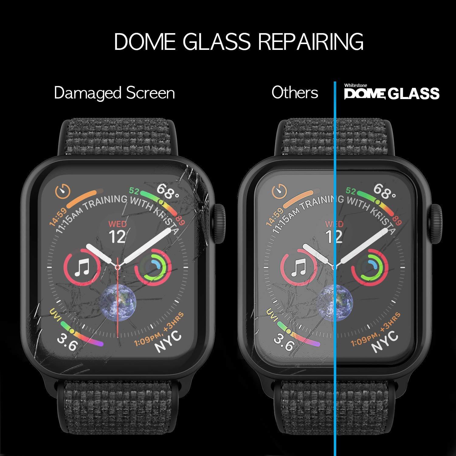 Dome Glass Screen Protector (2-pack) Apple Watch 44 mm