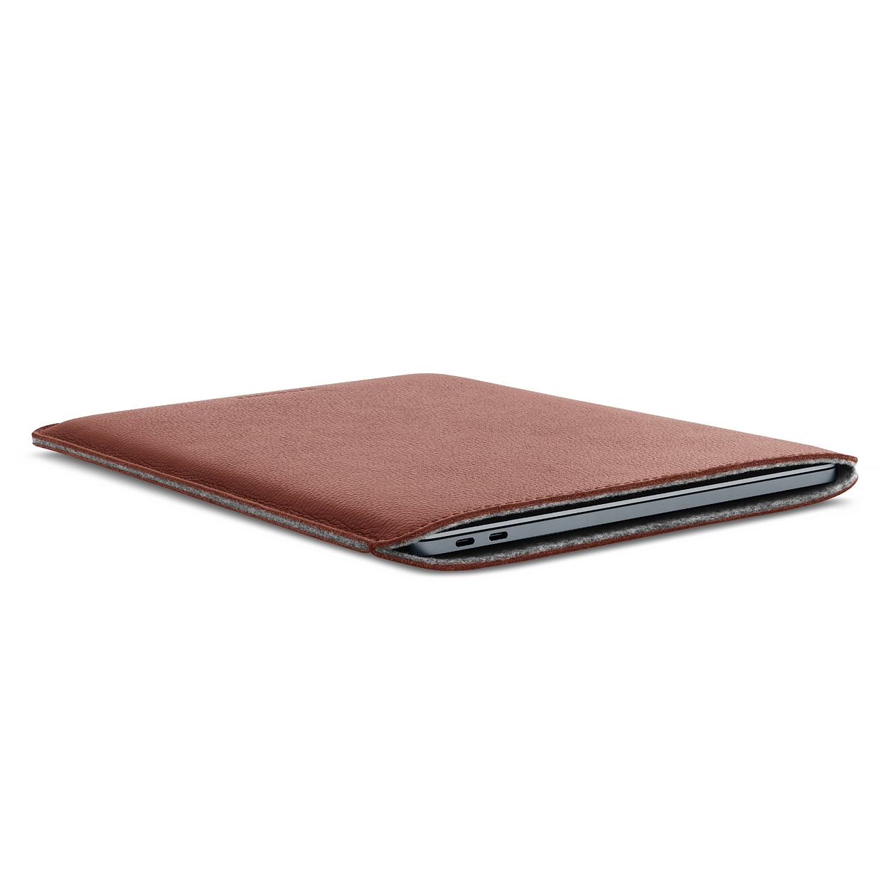 Leather Sleeve MacBook 13" Cognac