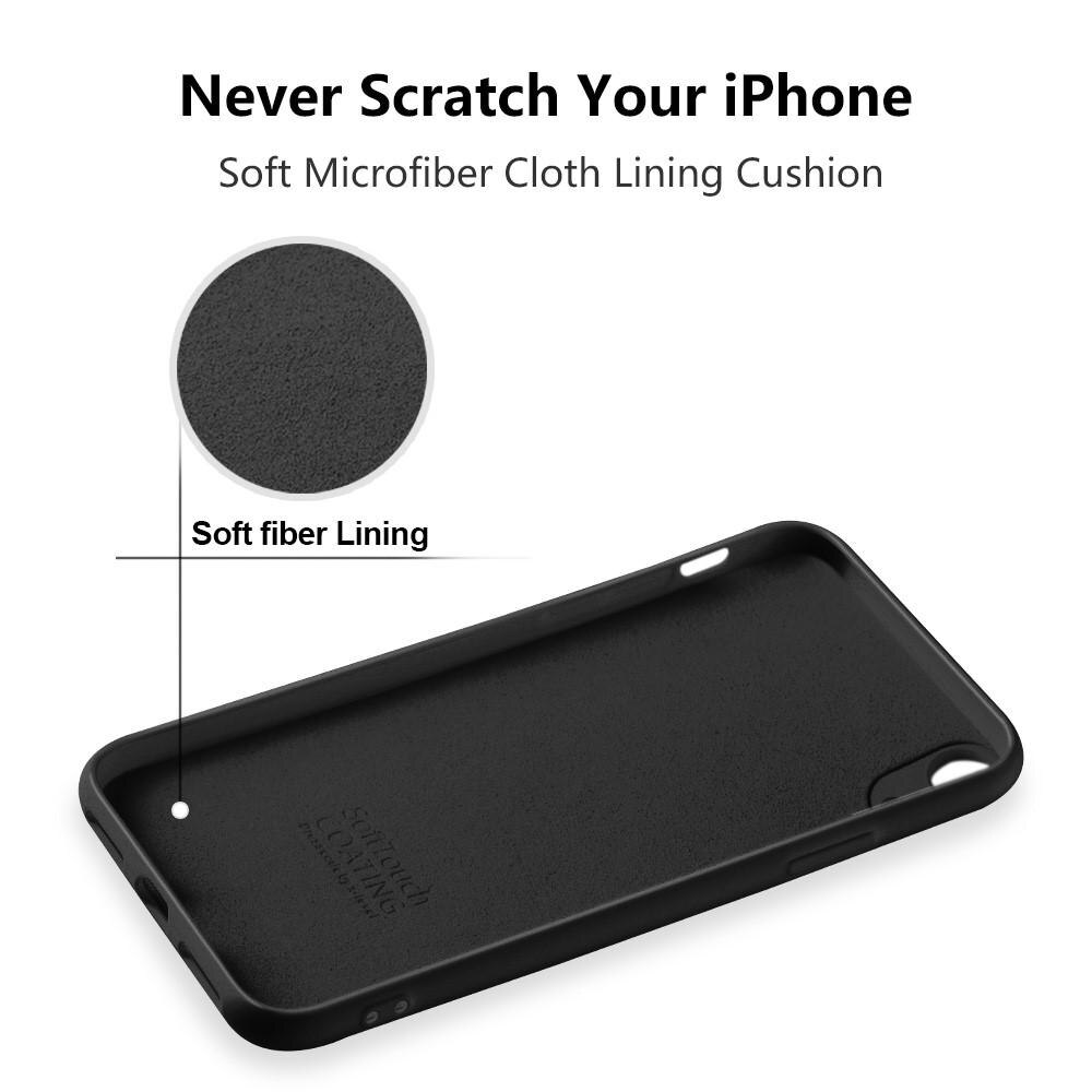 Liquid Silicone Case iPhone Xr Zwart