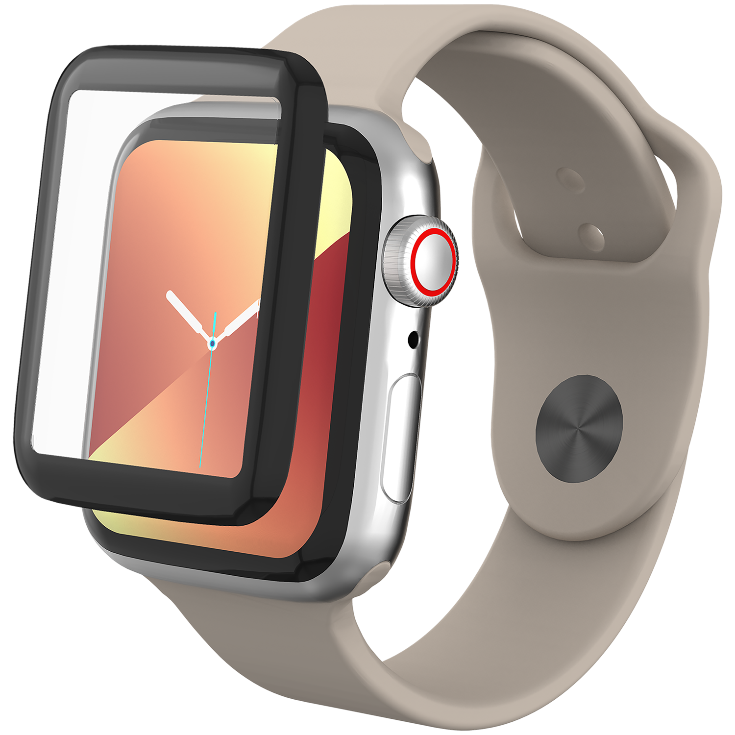 InvisibleShield GlassFusion Apple Watch 40 mm Zwart